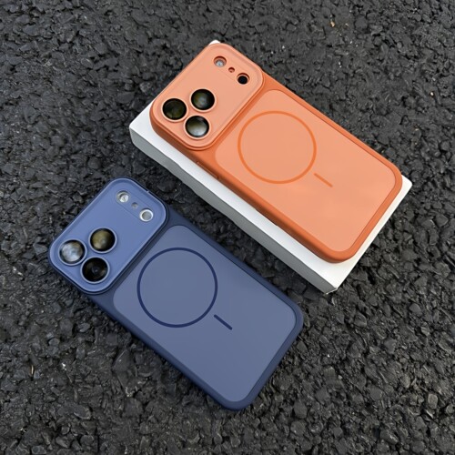 iPhone17磁吸镜头膜防摔壳