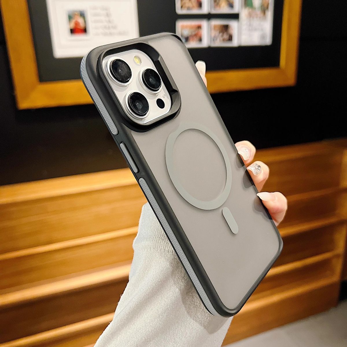 适用苹果16ProMax手机壳新款双色磁吸iPhone15magsafe磨砂肤感保护套14plus防摔壳13简约男女12高级11全包边