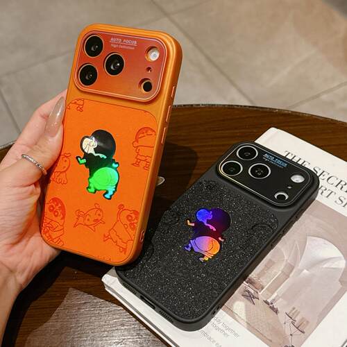 镭射蜡笔小新适用iphone17全包壳