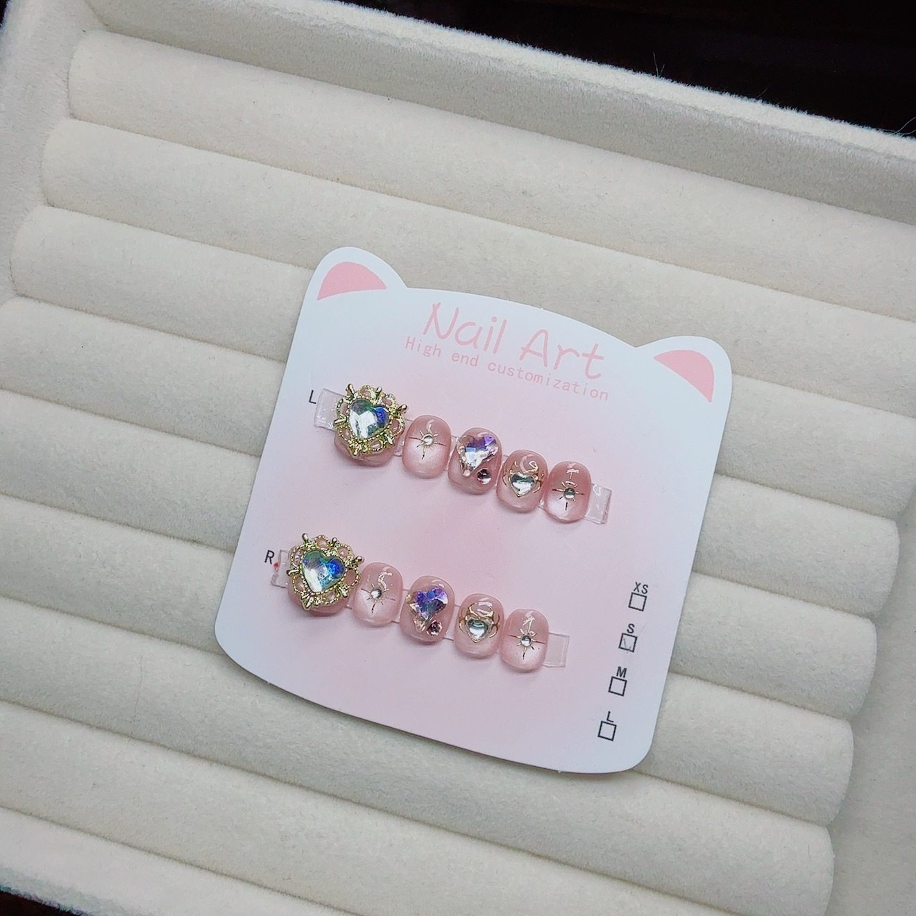 原创儿童手工穿戴甲片3-8岁魔法爱心美甲贴片可拆卸女童小朋友,彩妆/香水/美妆工具,穿戴甲/甲片,淘宝优惠券,粉丝福利购,淘宝优惠卷