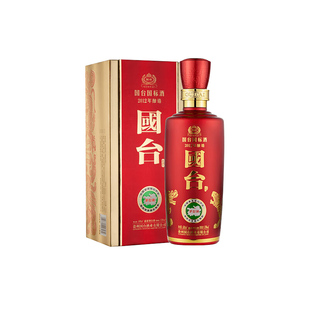 国台国标酒2012酱香型53度大曲坤沙年份酒送礼收藏自饮500mL