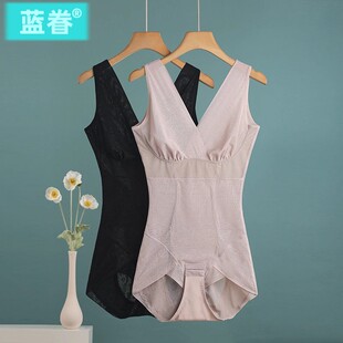 夏季 连体束身内衣女 超薄塑身衣收腹束腰塑形提臀美体无痕夏天薄款