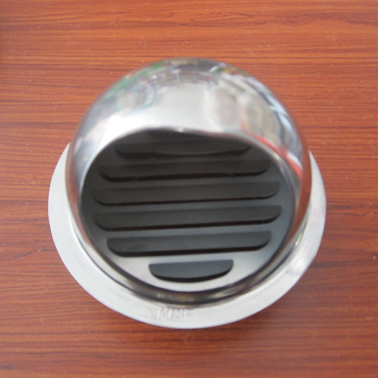 新风pvc外墙防雨半圆出风口