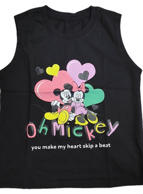 迪夏季女童背心