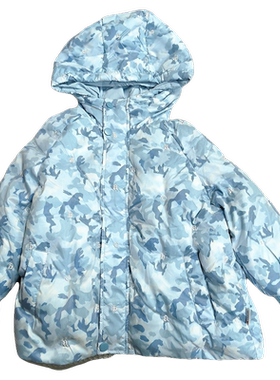 abc秋冬女童中长款羽绒服