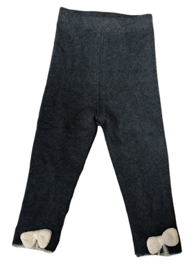 小黑托昵秋冬女小童加绒打底裤