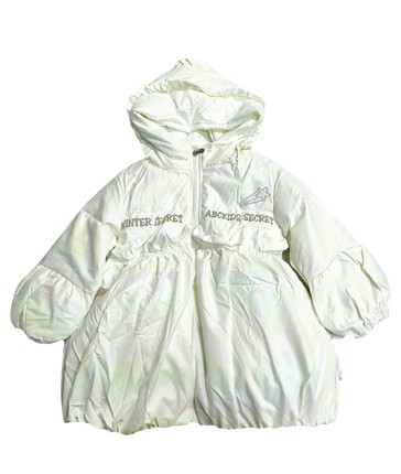 abc秋冬女童甜美羽绒服中长款