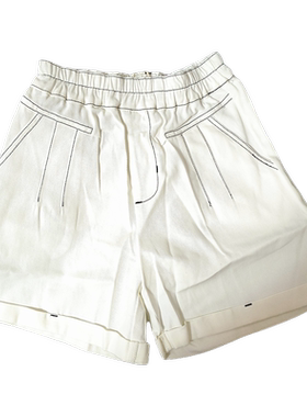 安米莉夏季女童中大童牛仔短裤