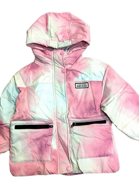 abc秋冬男童女童轻薄款羽绒服中长款