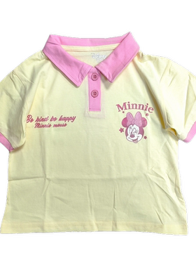 迪夏季女童短袖polo衫