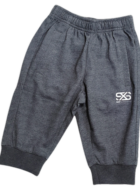 特步夏季男童小童针织七分裤