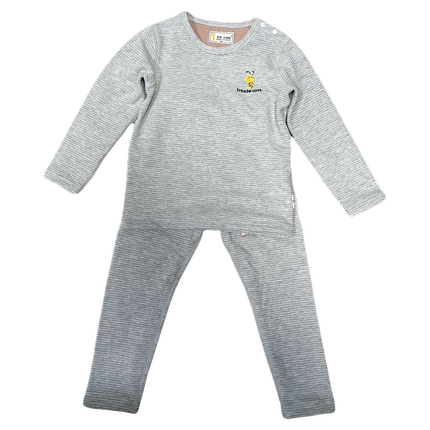 小蚂蚁秋冬男童小童德绒家居服套装