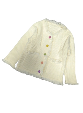 迪秋冬女童中大童针织开衫