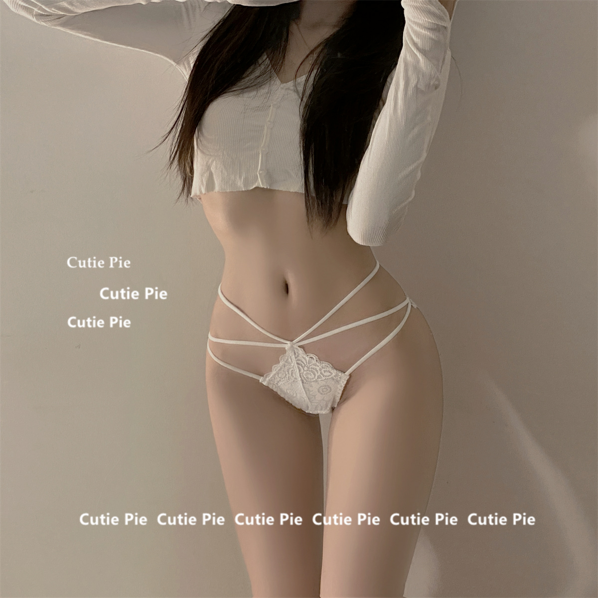 cutie：纯爱蕾丝性感低腰内裤