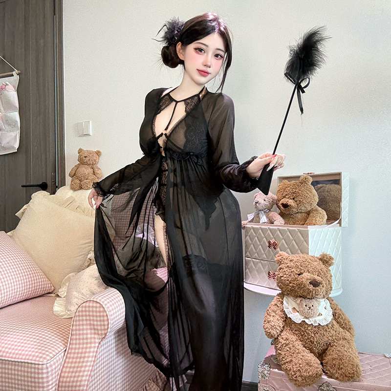 cutie性感蕾丝连体睡衣套装