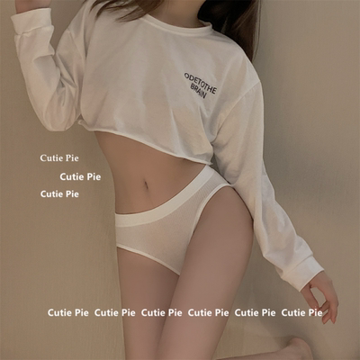cutie：简约运动风情 日系简约无痕低腰性感夏季薄款女生内裤
