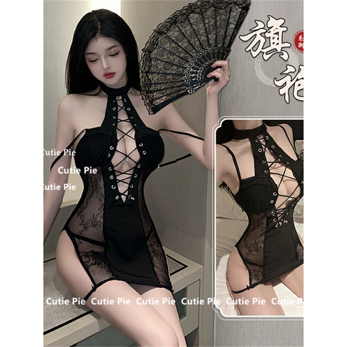 cutie：旗袍制服系带黑色蕾丝