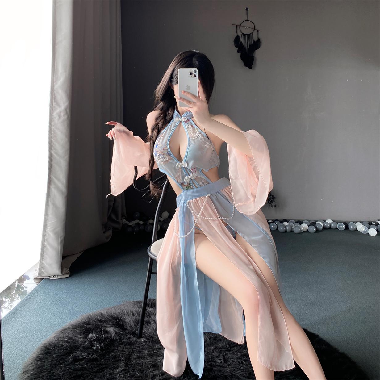 cutie性感内衣睡衣火辣纯欲透视古装复古汉服旗袍酒吧夜店套装女