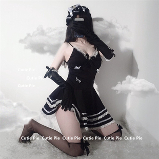 cutie：内衣cosplay套装 洛丽塔少女小胸女仆制服性感免脱睡衣睡裙