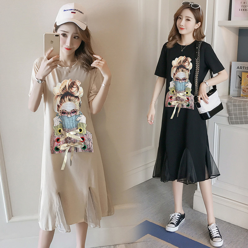 Summer new Maternity Dress 2019 new pattern Lace lactation Fishtail skirt A summer Nursing clothes postpartum clothesin the Women's clothing/Boutique , Dress  category - from Buy2taobao.com to provide professional Taobao agent buy service