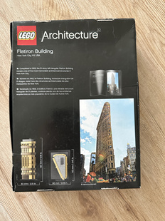 LEGO乐高21023纽约熨斗大厦建筑系列男女孩益智拼搭积木玩具礼物