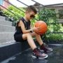 Giày cao gót nam chính hãng của Nike hi giày bóng rổ trẻ em thoáng khí cho nam tiểu học giày chống trượt giày nữ màu xanh lá cây - Giày bóng rổ giày thể thao nam sneaker