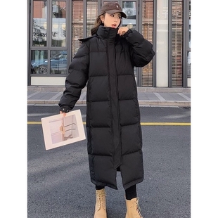 200斤特大码新款冬季棉服女韩版学生宽松外套长款加厚中戏棉衣潮