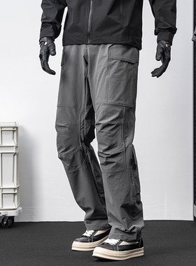 DSRG美式户外战术软壳裤运动机能多口袋百搭休闲裤解构军鸟裤子潮