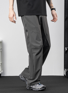 DSRG山系美式3D立体剪裁弯刀裤神裤机能解构软壳速干裤直筒冲锋裤