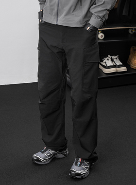 DSRG美式弹力军鸟cargo冲锋裤多口袋工装裤立体登山机能软壳裤潮