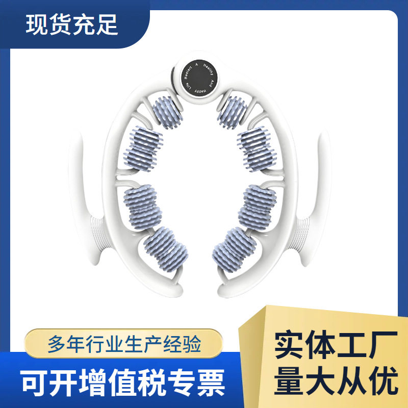 环形夹腿滚轮硅胶瘦小腿按摩器腿部肌肉消除瑜伽健身训练辅助器材