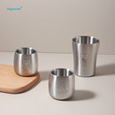 100/300ml宝宝304不锈钢杯儿童加厚幼儿园家用防摔防烫喝水喝汤杯