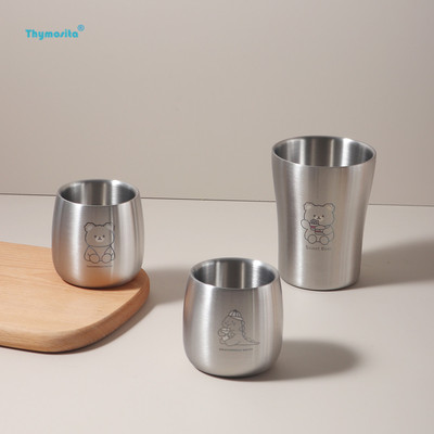304不锈钢100ml喝水杯