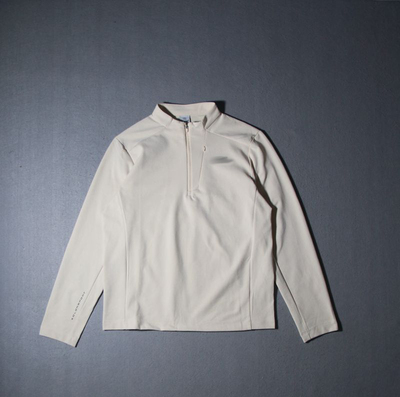 男士半拉链长袖T恤抓绒保暖