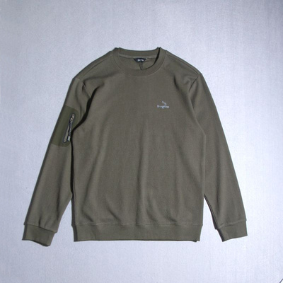 纯元男士秋冬羊毛圆领套头卫衣