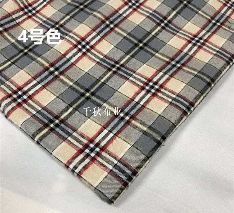 新款纯棉苏格兰全棉磨毛色织格子布料 法兰绒春秋季斜纹衬衫面料|msdalam kategori rumah Fabrik, bahan kapas/kain/Diy buatan tangan kain kain - dari Buy2taobao.com untuk memberikan perkhidmatan ejen Taobao profesional membeli