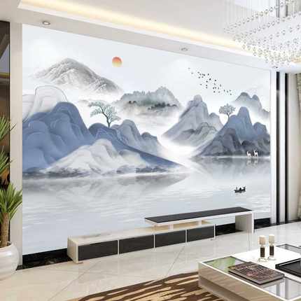 电视背景墙壁纸3d现代简约墙纸8d立体客厅沙发影视墙布5d无缝壁画