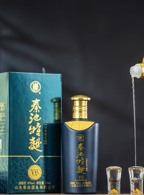 山东秦池42度500ml特曲V6 绵柔浓香型固态纯粮白酒口粮酒高端礼盒