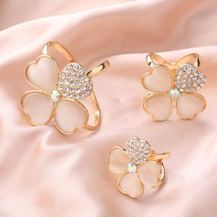 新款幸运草丝巾扣多功能风衣大衣腰带固定扣小方巾衬衫飘带打结扣