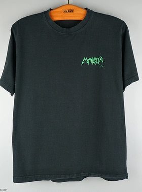 Vintage 2002 Mabon Band Thrash Metal鞭挞金属摇滚风短袖男T恤