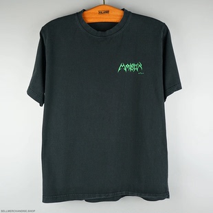 Vintage 2002 Mabon Band Thrash Metal鞭挞金属摇滚风短袖男T恤