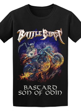 格斗野兽Battle Beast芬兰重金属乐队暗黑哥特摇滚美式宽松男T恤
