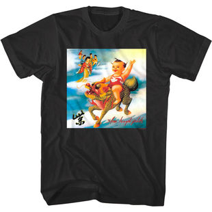 石庙向导 Stone Temple Pilots乐队Purple 麒麟美式复古摇滚T恤男