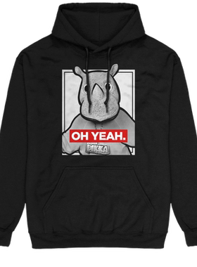 2025迪卡DIKKA 嘻哈朋克说唱歌手欧美式复古纯棉宽松男士连帽卫衣