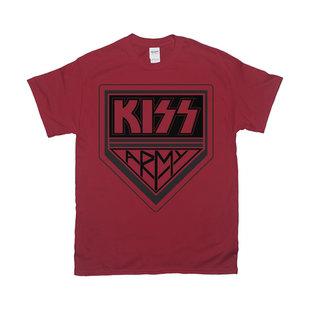 1977年Kiss Mens Tshirt Alive In '77 摇滚复古朋克夏季短袖T恤
