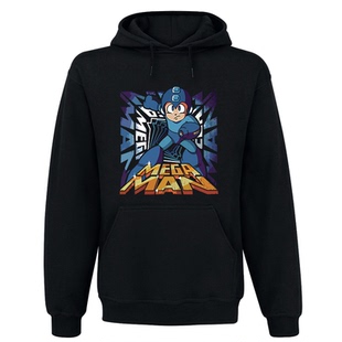 1987年洛克人Rockman复古日本游戏怀旧街机男士重磅做旧连帽卫衣