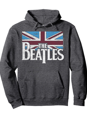 2025秋冬披头士The Beatles乐队马丁棉美式复古摇滚宽松连帽卫衣