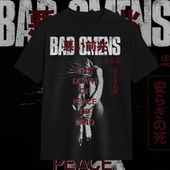 Bad T恤 短袖 Omens凶兆乐队金属核另类摇滚美式 高街宽松暗黑男女款