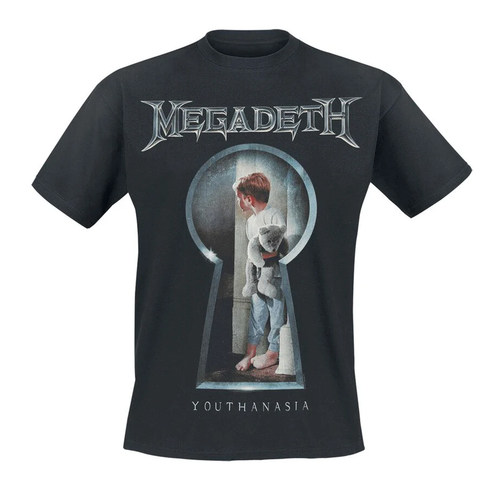 Megadeth纯棉数码直喷短袖T恤男