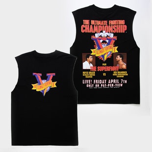 the ultimate fight championship泰森拳击运动背心